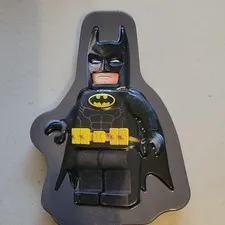 LEGO Batman Theme Minifigure Lot - Batman & Batgirl (Black/Purple)