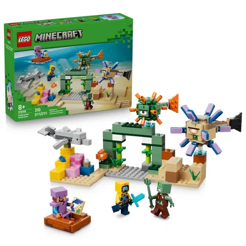 NEW SEALED - LEGO Minecraft Underwater Adventure Building Toy (215980