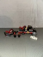 LEGO CITY: Racing Bike Transporter (60084) 100% Complete with Minifigures 2015