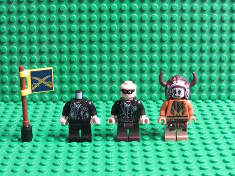 Lot of Lego Disney the Lone Ranger minifigures Tonto Red Knee Torso NH23