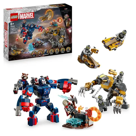LEGO ǀ Marvel Avengers: Endgame Thor vs. Chitauri - Building Toy with a Mech, Go