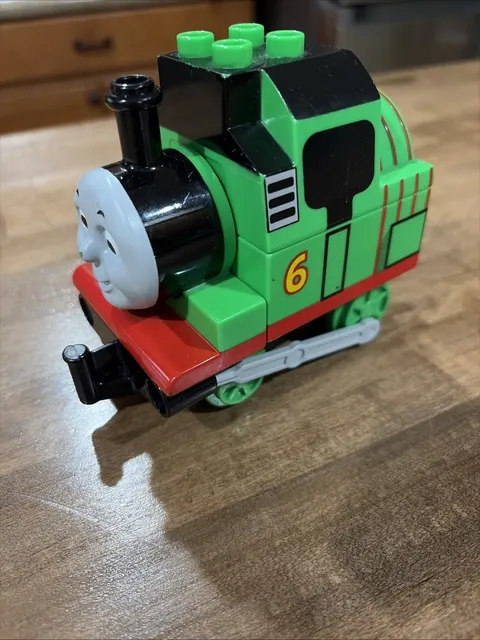 Lego Duplo THOMAS THE TRAIN Friends PERCY #6 Green Freight Gray Cargo