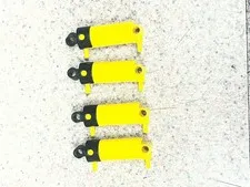 Lot Of 4 LEGO Pneumatic Cylinders 47224c01 2 Inlets 8455 Back-Hoe Loader
