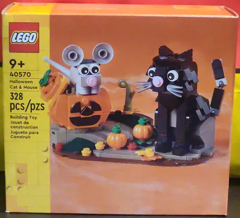 LEGO Iconic Halloween Cat & Mouse 40570 New Sealed Retired