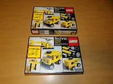 Lot of 2 Vintage 1984 Lego Technic 8020 Buidable Toy Sets ~ Complete ~ Retired!!