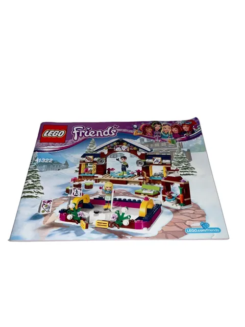 LEGO FRIENDS Snow Resort Ice Rink Retired 41322 Instructions Book Manual Only