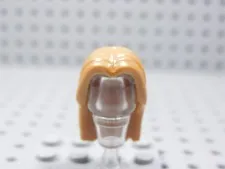 LEGO Medium Nougat Long Straight Hair Minifig Center Part AC