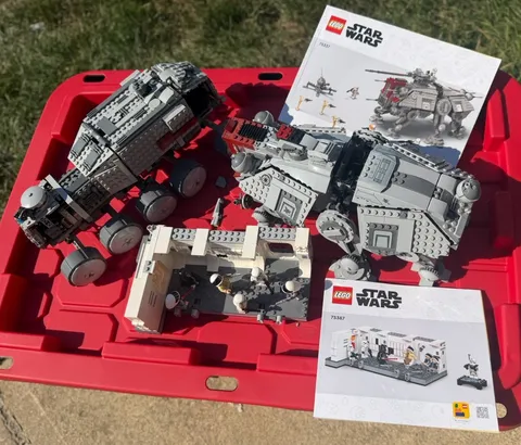 Lot LEGO Star Wars AT-TE Walker 75337 Boarding The Tantive IV 75387 Turbo Tank