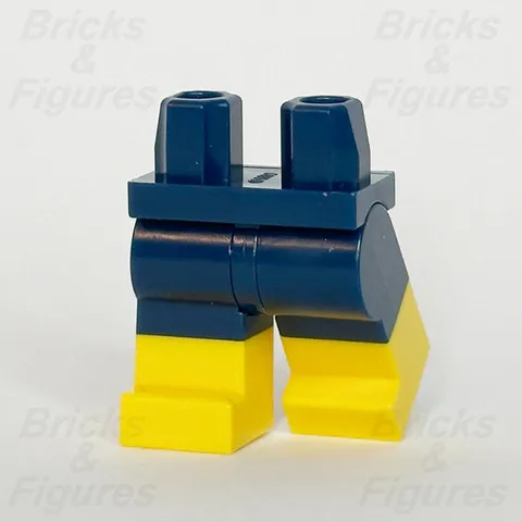 LEGO Dark Blue Minifigure Legs Part Moulded Lower Yellow Boots BAM 2025 Parts