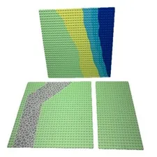 Lego System Paradisa Baseplate Beach Pattern Blue Pool 6411 6410 6416 6419
