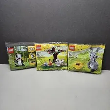 Lego Poly Bags Set Of 3 Building Toy 40052 . 40053 . 30641