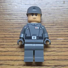 LEGO sw1142 Star Wars Imperial Officer Minifigure, Gray Uniform