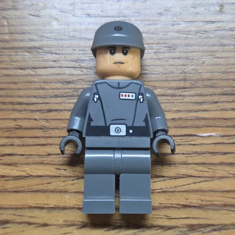 LEGO sw1142 Star Wars Imperial Officer Minifigure, Gray Uniform