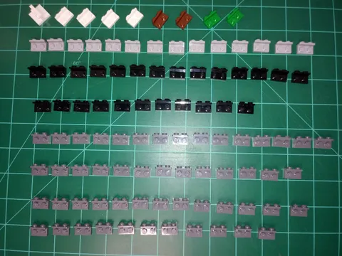 100 piece lot Lego 99780 brackets Spaceship Star Wars Transport Architect MOC