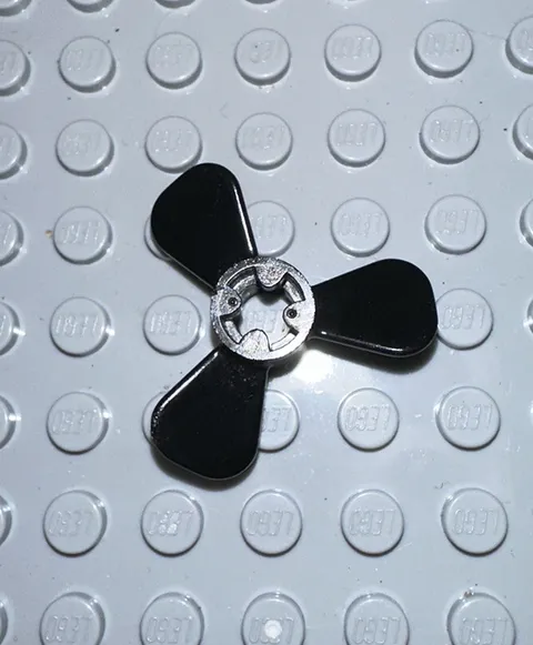 LEGO Parts 2421 Propeller 3 Blade Small BLACK