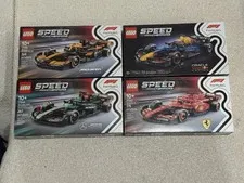 LEGO F1 Speed Champions Lot Of 4 77251,77244,77243,77242
