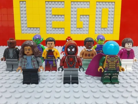 LEGO Spider-Man Minifig Set 10pcs Miles Morales MJ Green Goblin Marvel Figures