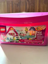 LEGO Brick Box 5560 Bulk Lot 402 or more Pieces Plastic Bucket/Tub Multicolor 4+