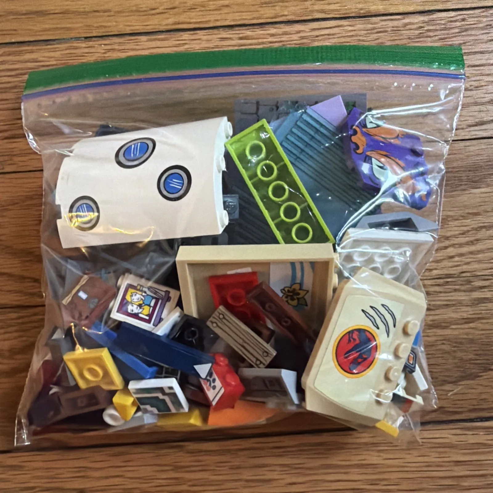 LEGO Brick Plate Pieces Bulk Lot Various Printed Stickered Specialty 6 oz