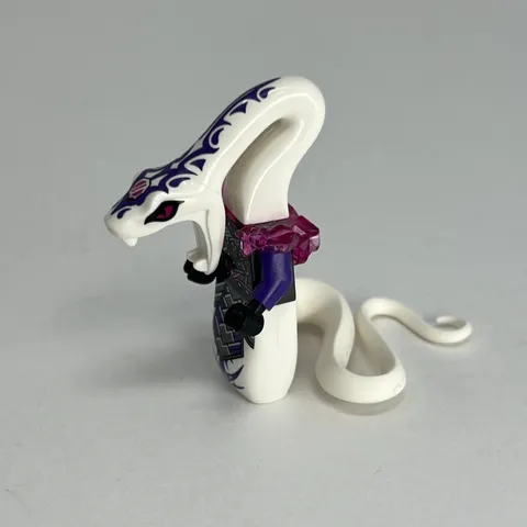 Lego 71775 Ninjago General Pythor Minifigure White Crystalized