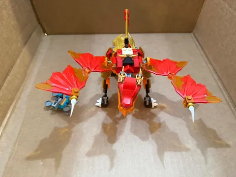 LEGO NINJAGO 71762 Kai's Fire Dragon EVO Build ONLY No Minifigures Box Manual