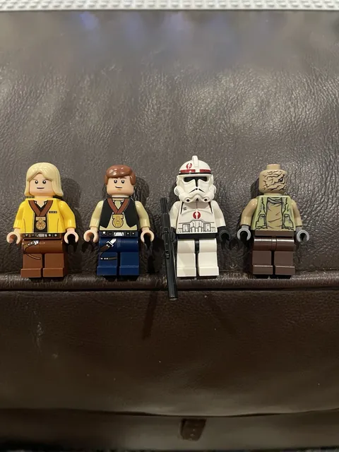 Lego Star Wars Minifigure Lot Of 4 Celebration Luke & Han Clone Recon Trooper