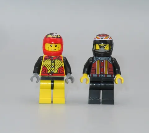 LEGO Racers Devon Daredevil Motor Mike minifigures 9092 9093