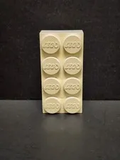 LEGO JUMBO Bricks White 1960's 2"x4" Vintage Build Make Create Collectible 