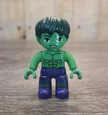 Lego Duplo Green Incredible Hulk Figure Purple Pants Superhero Kids Toys  