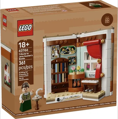 LEGO 40766 Tribute to Jane Austen's Books GWP, Sealed, Brand New, Retired