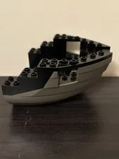 LEGO Vintage Black Gray Boat Stern 6271, 6268 Pirate Ship Parts