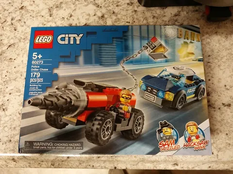 LEGO City 60273 Police Driller Chase New Sealed – Retired