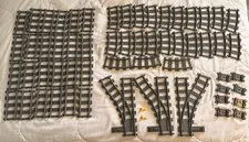 LEGO - 3 track exchanges, 2 yellow tools, 24 straight, 23 curved, 8 flexible