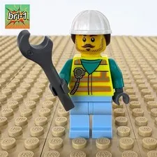 LEGO City, Fire: Utility Worker, WRENCH, cty1547, 60374, FIRE COMMAND TRUCK 2023