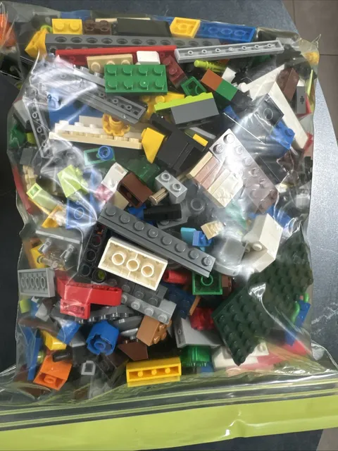 2 Pounds Genuine LEGO Bulk Lot Bricks Blocks Parts Pieces Mixed Assorted Lot