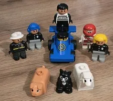 LEGO DUPLO Figure Lot (9) People & Animals Minifigures Mixed  Vintage!