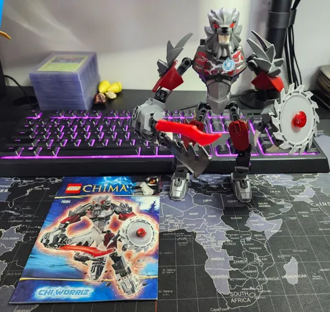 🐺✨LEGO Legends of CHIMA: CHI Worriz (70201) Complete with Instructions – 2013