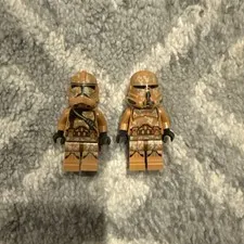 LEGO Star Wars Geonosis Clone Trooper Minifigure + Airborne Troopee