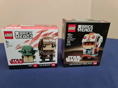 Lego 41627 40795 Star Wars Brickheadz Luke Skywalker Yoda 2018 Rebel Pilot 2025