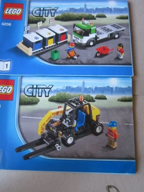 Lego City Building Instructions Instruction 4206 part 1 and 2 part 1 and 2