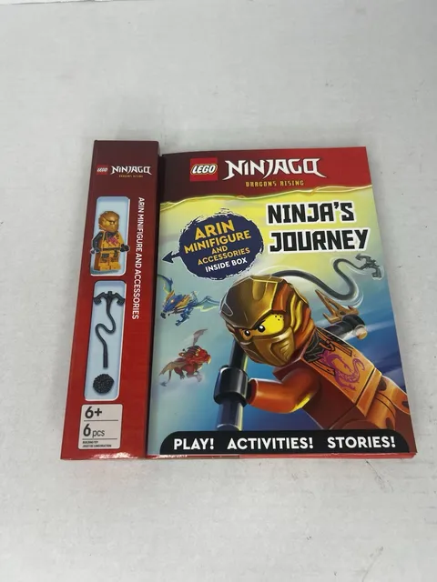 LEGO NINJAGO DRAGON'S RISING ACTIVITY BOOK ARIN MINIFIGURE ACCESSORIES NEW