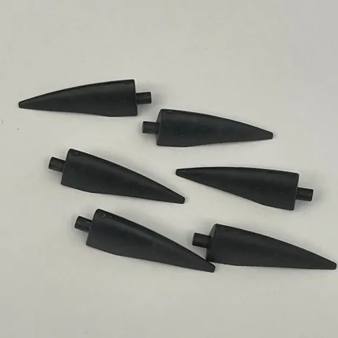 Lego 11089 Black Replacement Parts Pieces Lot of 6