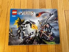 Lego Viking Double Catapult vs. Armored Ofnir (7021) Instruction Booklet Only