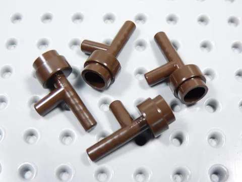 LEGO Lot of 4 Dark Brown Space Gun Torch Utensil Weapon Minifig BT