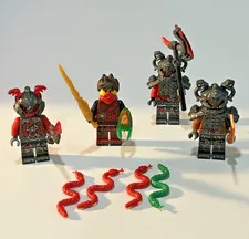 LEGO Ninjago Hands of Time Kai + Vermillions Minifigure Lot