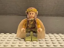 LEGO Hobbit Elrond lor105 Gold Crown Sword Minifigure Battle of the Five Armies