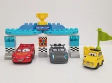 Disney Pixar Cars Lego Duplo Lightning McQueen Jackson Storm #10857 Piston Cup