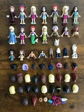 Lego Friends: Lot of Assorted Mini Dolls, Parts and Pieces