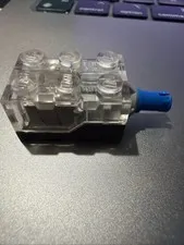 LEGO Light Brick Orange LED Transparent Top Battery Light Part 456