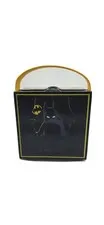 LEGO Batman Movie Lunchbox and Yellow Rubber Handle Black Lego Storage Case NEW